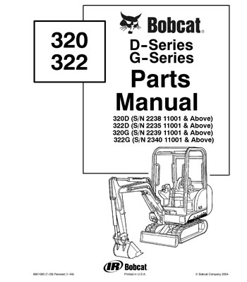 Parts - Manual 320 - 322