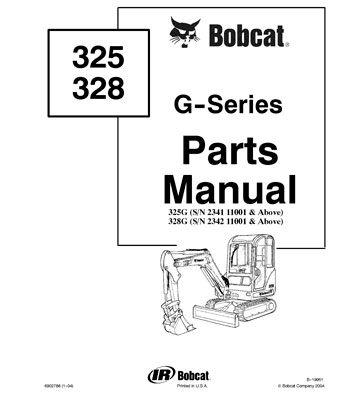 Parts - Manual 325 - 328 Series G