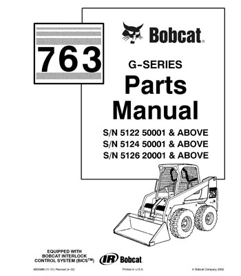 Parts - Manual 763 Series G