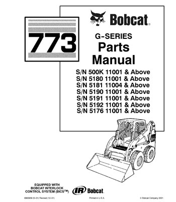 Parts - Manual 773 Series G