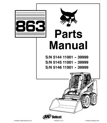 Parts - Manual 863
