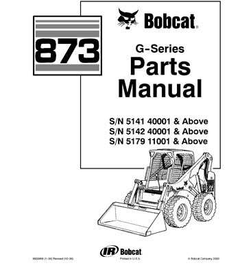 Parts - Manual 873 Series G